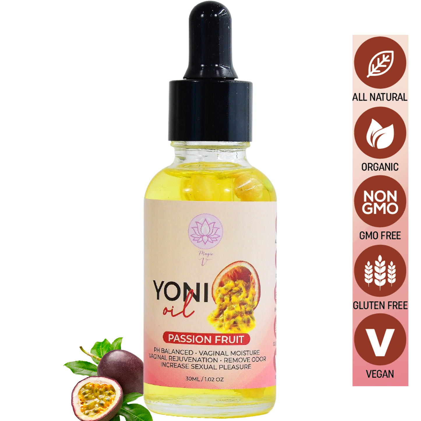 Magic v Yoni Oil Organic Feminine Vaginal Moisturizer